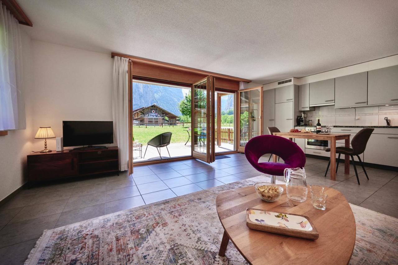 Apartment Truemmelbach, Comfortabl & Cozy, Private Terrace With Best Views Lauterbrunnen Extérieur photo